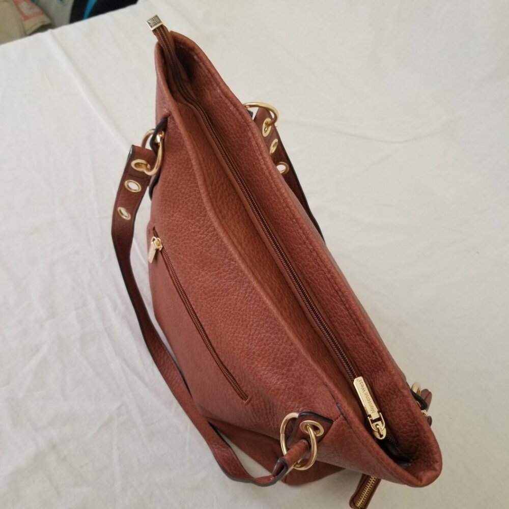 NWT! Montana West Faux Leather Tote Hobo Shoulder Bag w/Bonus Coin/Access Pouch - Picture 3 of 13